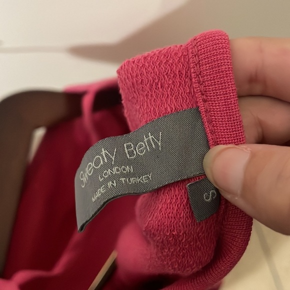 Sweaty Betty women’s pink oversized After Class terry sweatshirt size small - Picture 7 of 12